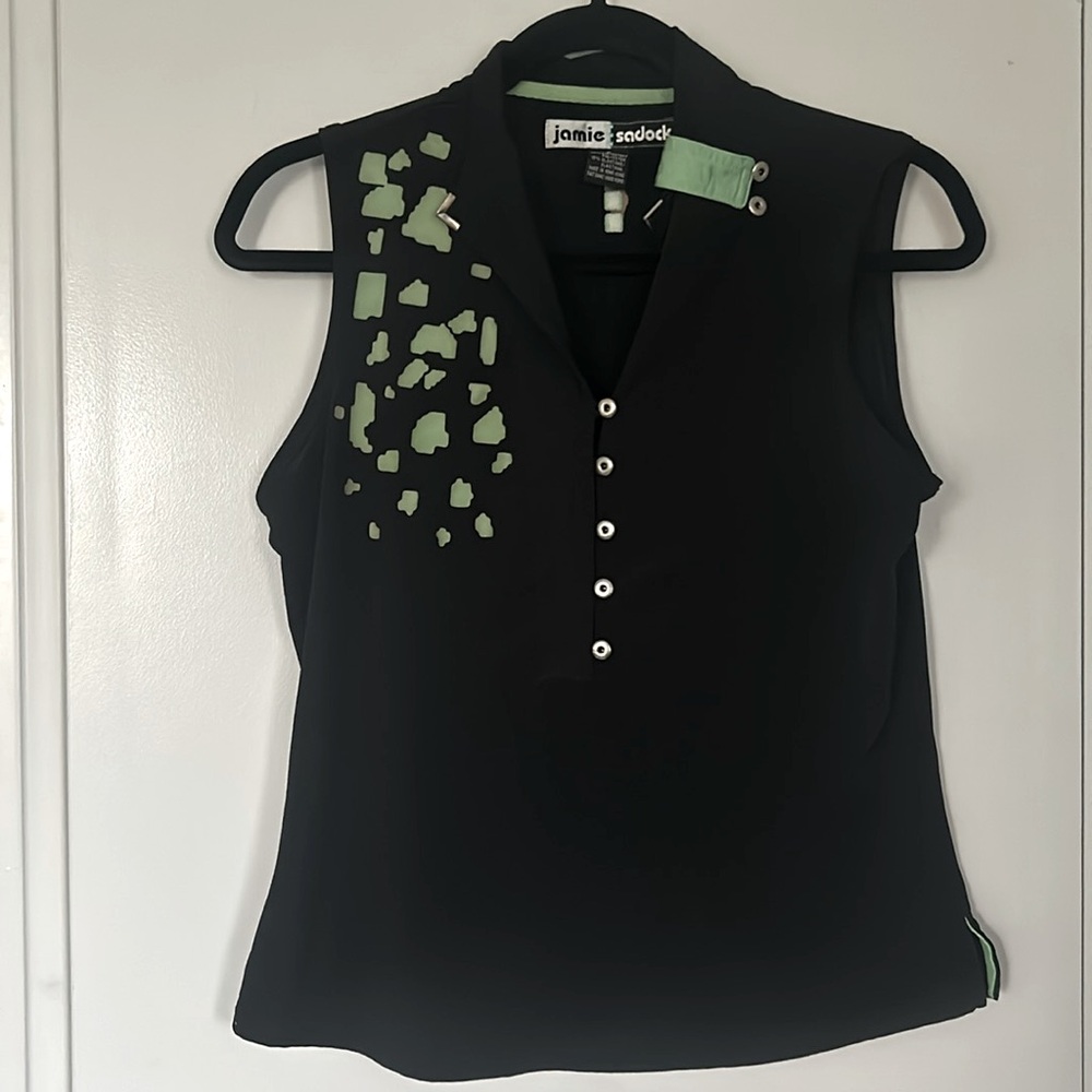 Jamie Sadock ladies golf shirt, small, sleeveless